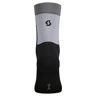 Превью  Носки велосипедные SCOTT Block Stripe Crew Black/Dark Grey